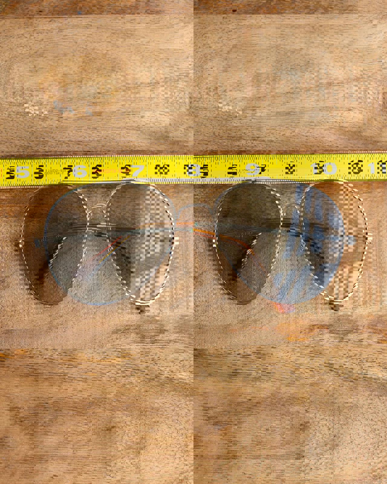 Vintage 70s 80s Lorillard Aviator Sunglasses Silver