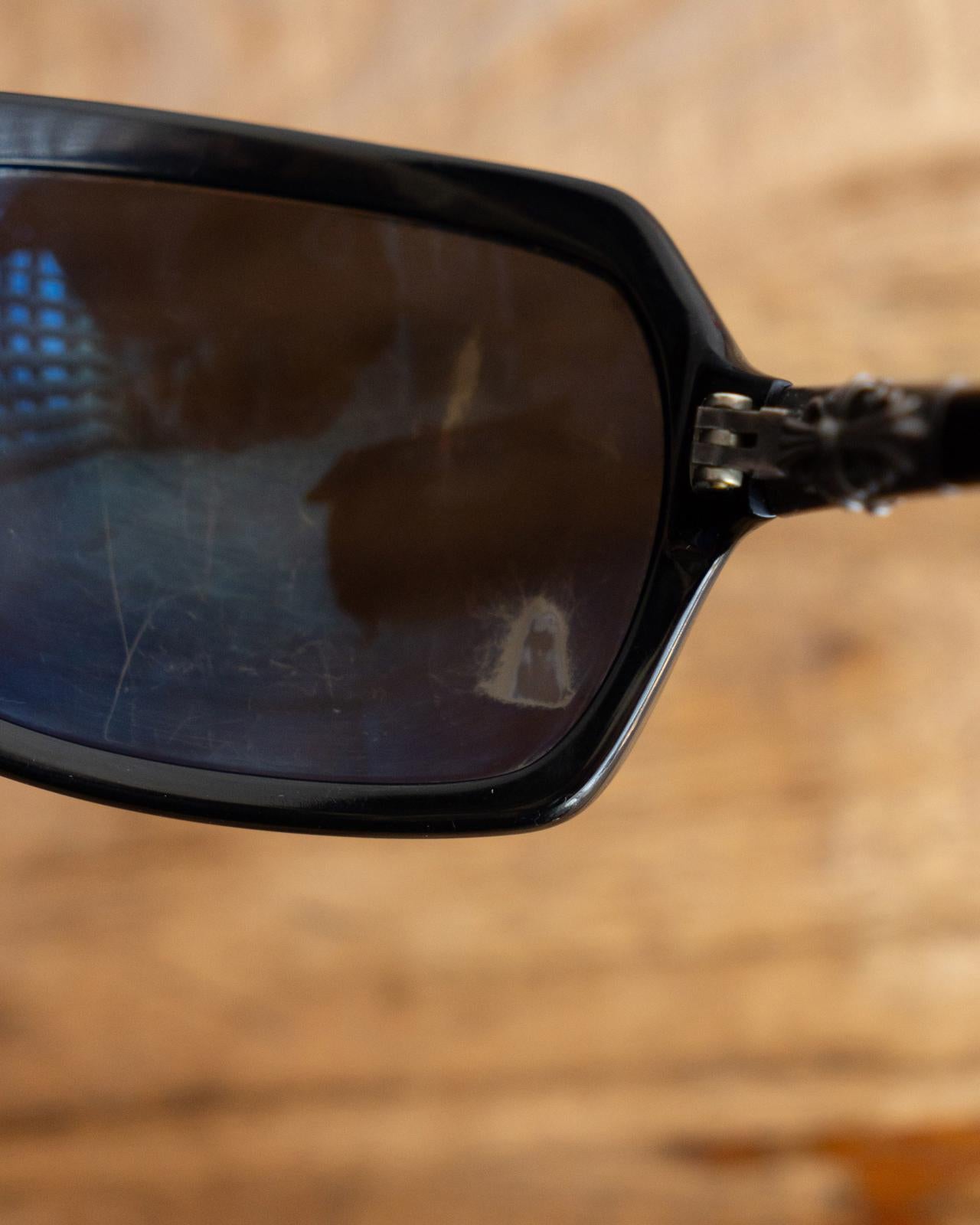 Chrome Hearts Thrust Sunglasses Black 925 Sterling Silver