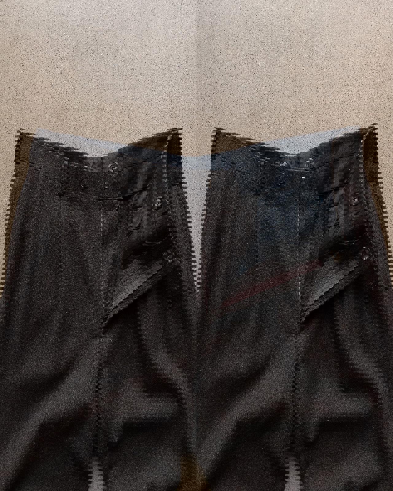 Vintage Brown Pleated Cuffed Wool Trouser Pants Straight Leg 100% Pure Wool Men's 37x29