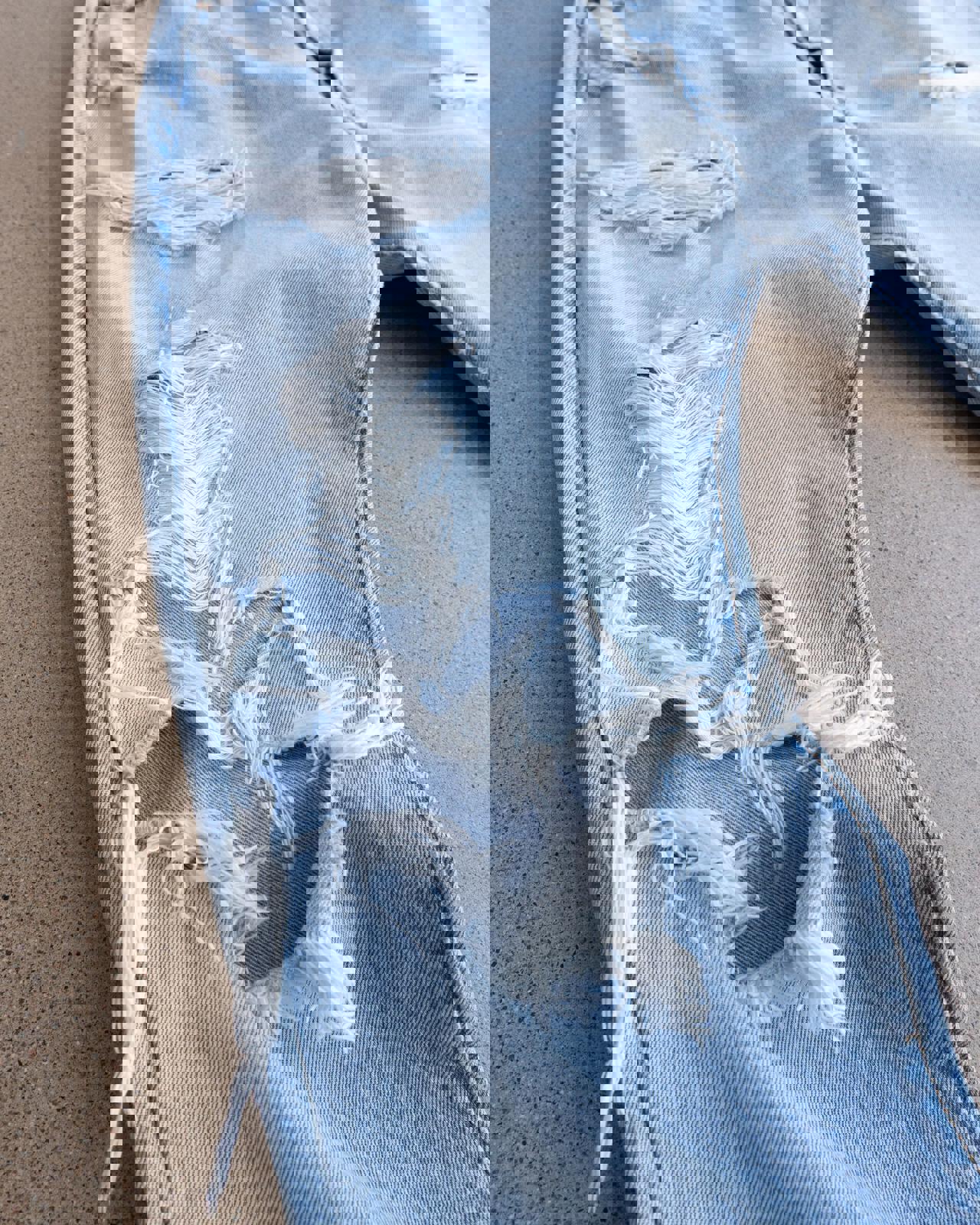 Vintage 70s 80s Levi's 501 Jeans Redline Selvedge Denim Men's Size 33x31 Kurt Cobain Distressed Light Wash