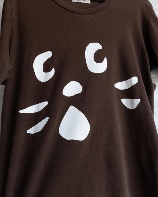 Ne-Net Cat Brown T Shirt Y2K Issey Miyake Men's Size L