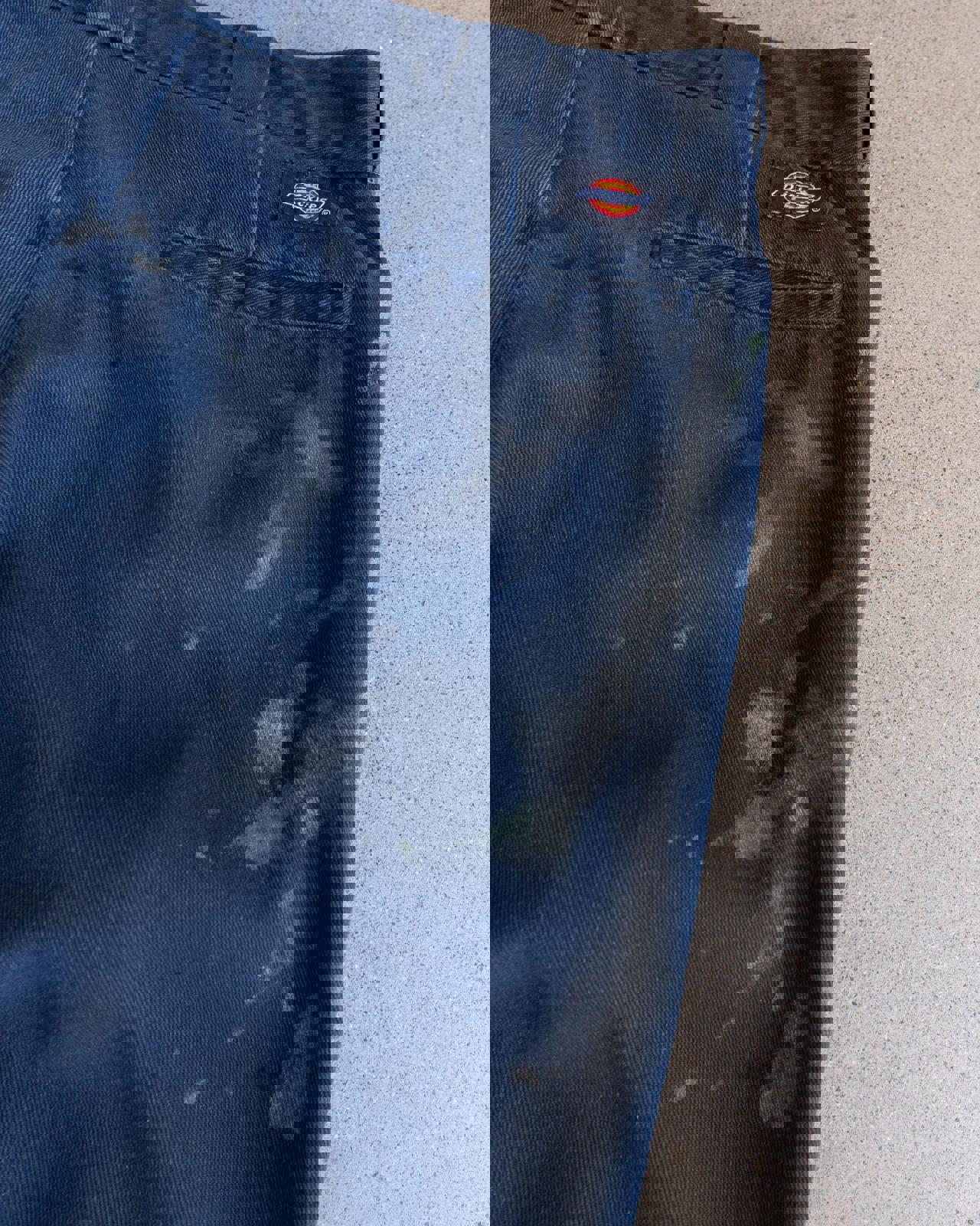 Vintage Dickies 874 Pants Paint Splatter Thrashed Size 33x30