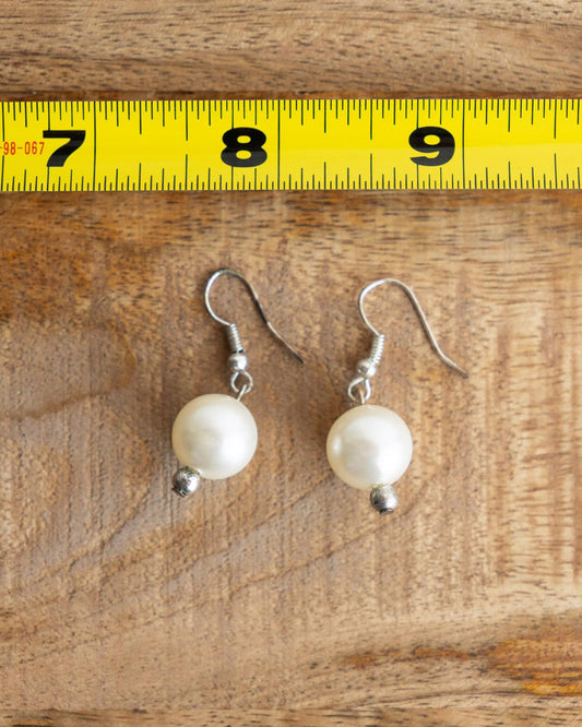 Vintage Pearl Dangle Earrings