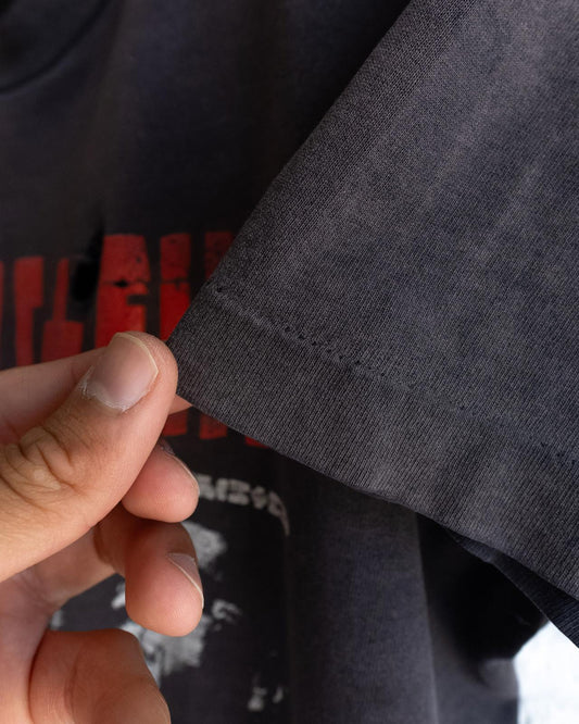 Vintage 90s Rammstein Single Stitch T Shirt Sun Faded Distressed Men's Size L