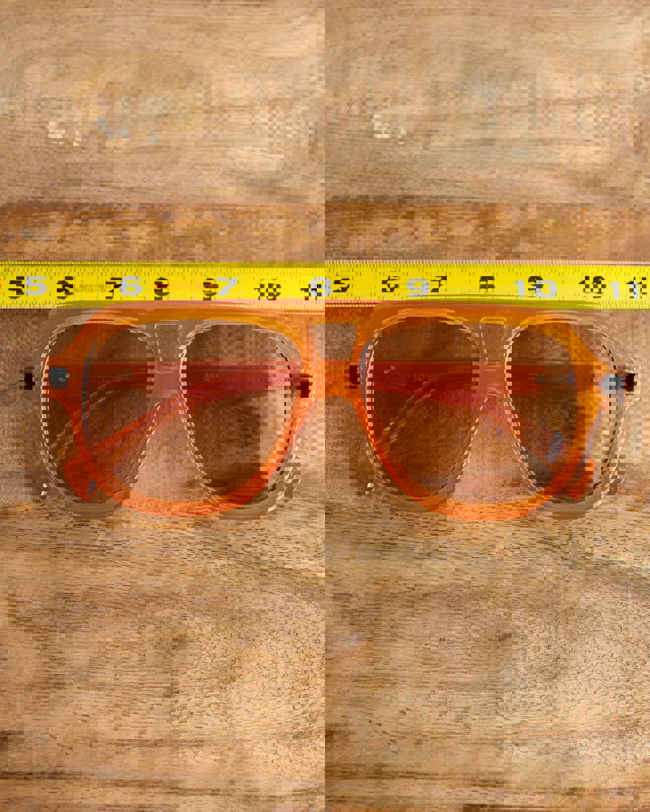 Retro 80s Style Aviator Sunglasses Orange Punk