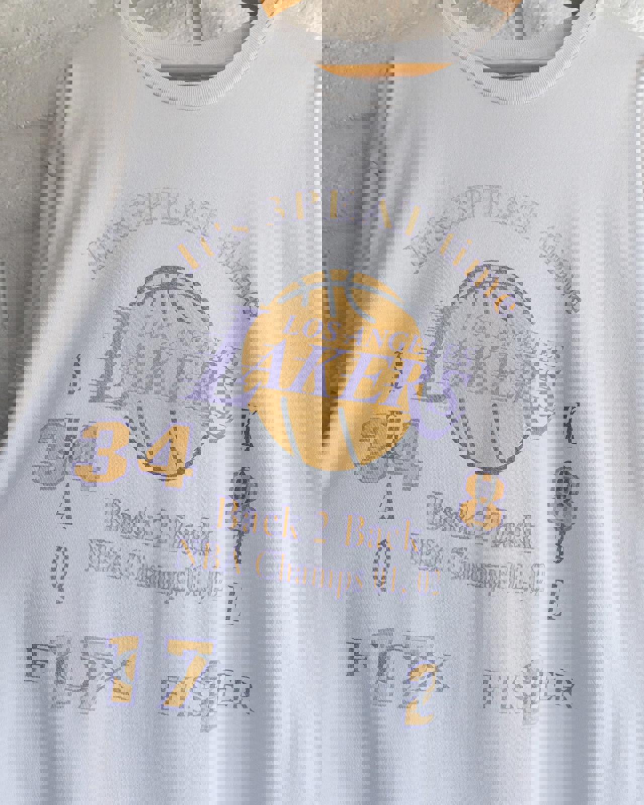 Vintage NBA Los Angeles Lakers 3 Peat Champions T Shirt Men's Size XL