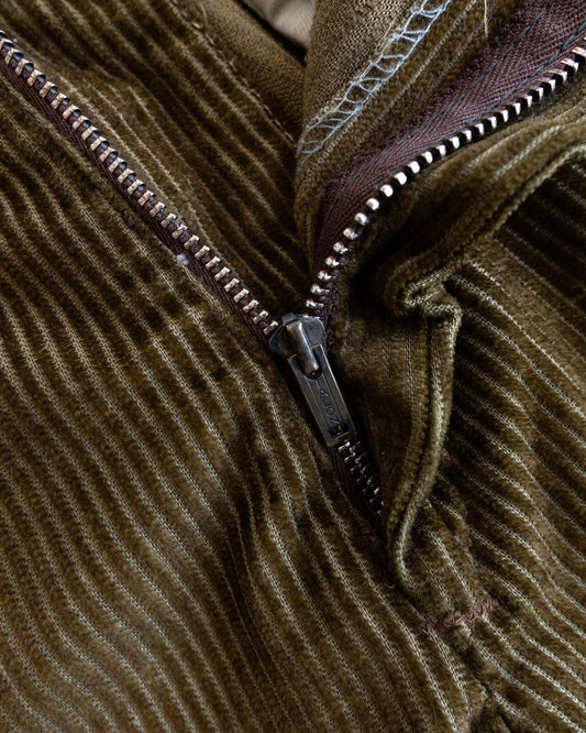 Vintage 70s Levi's Sta-Prest Corduroy Trouser Pants Olive Green Men's Size 30x31 Made In USA Talon Zipper