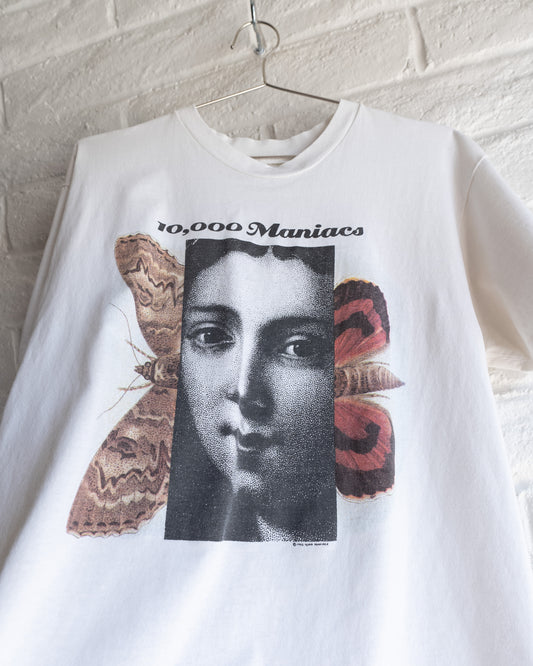 Vintage 90s 10,000 Maniacs Our Time In Eden Tour Single Stitch T Shirt Double-Sided Men's Size L Made in USA