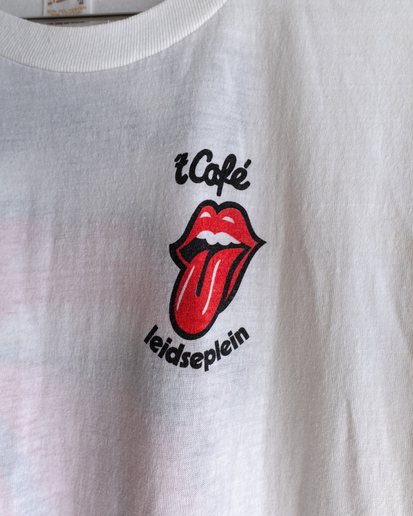 Vintage 80s The Rolling Stones ‘t Cafe Amsterdam Holland T Shirt Single Stitch Men's Size XL Made in USA