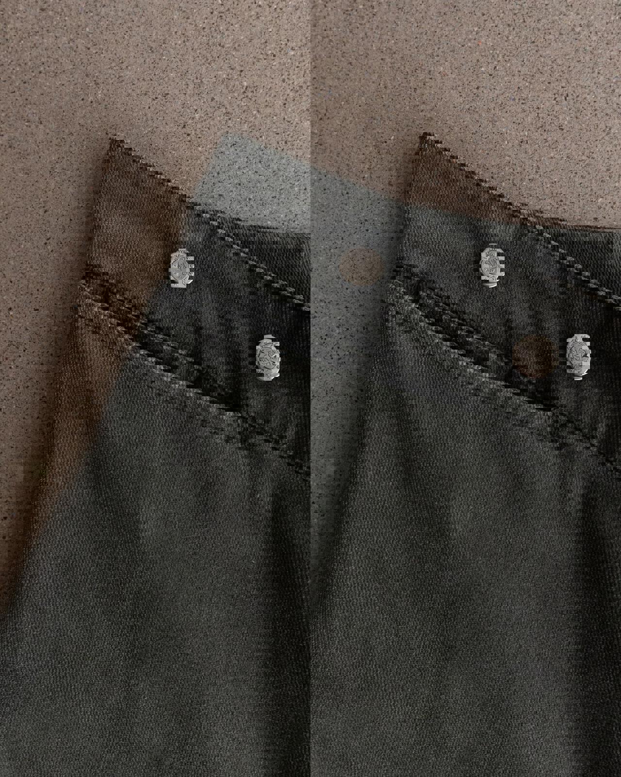 Vintage Wah Maker Frontier Western Pants Buckle Back Released Hem Men's Size 36x30 Olive Green