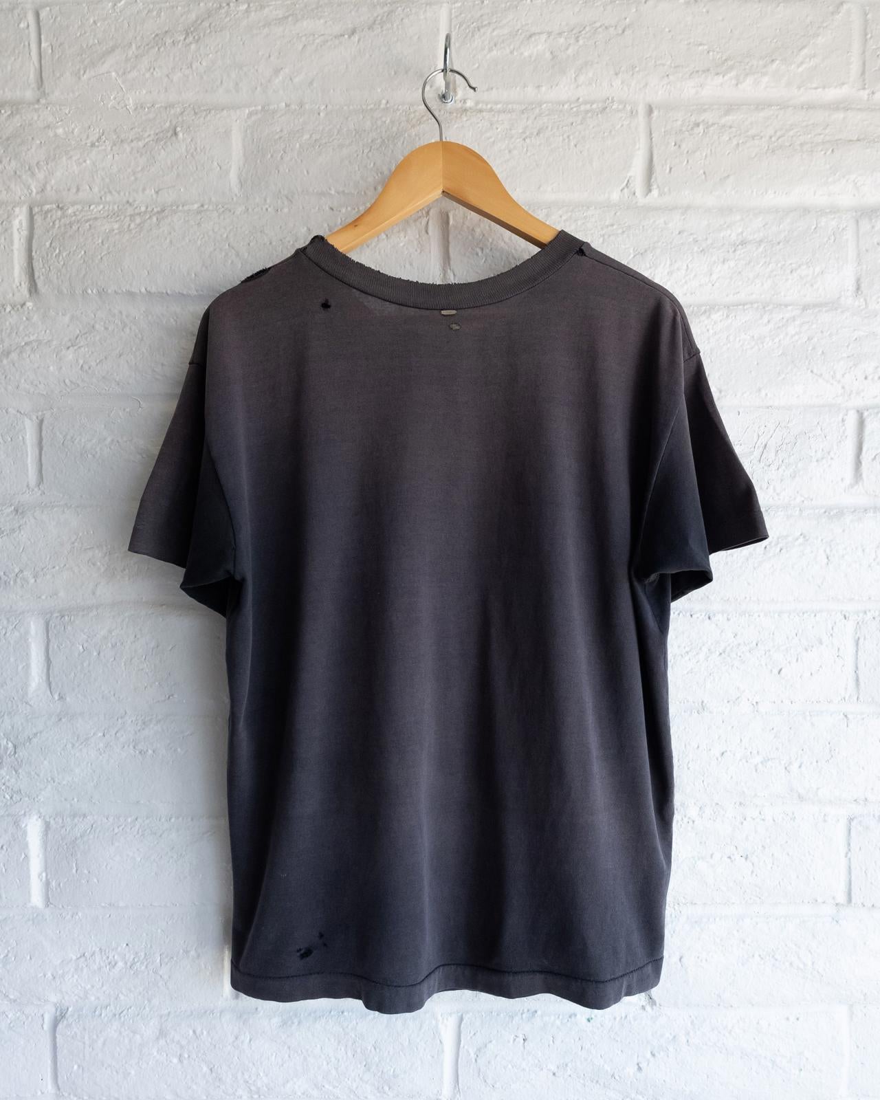 Vintage 90s Rammstein Single Stitch T Shirt Sun Faded Distressed Men's Size L