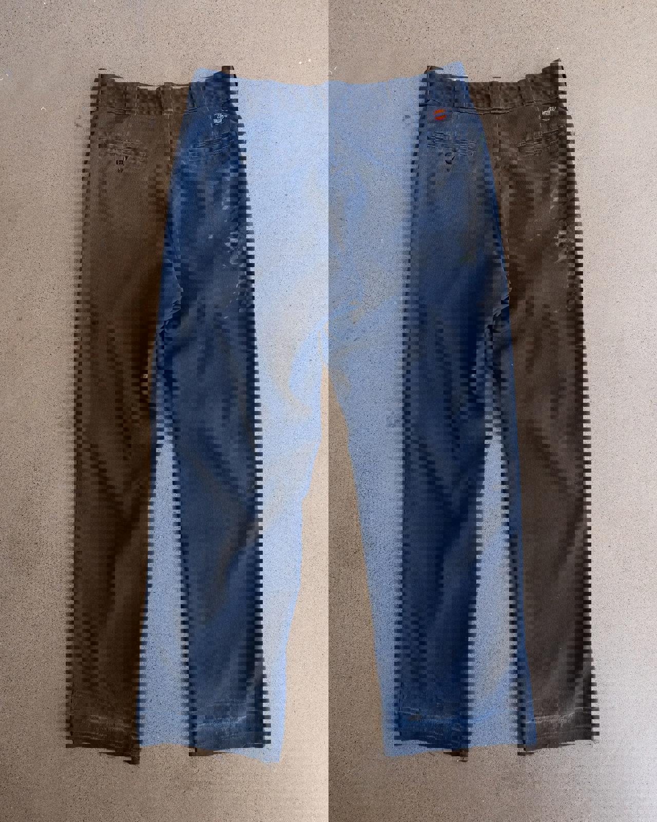 Vintage Dickies 874 Pants Paint Splatter Thrashed Size 33x30