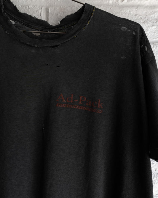 Vintage 90s Ad Pack Coupon T Shirt Single Stitch Faded Distressed Thrashed Men's Size XL