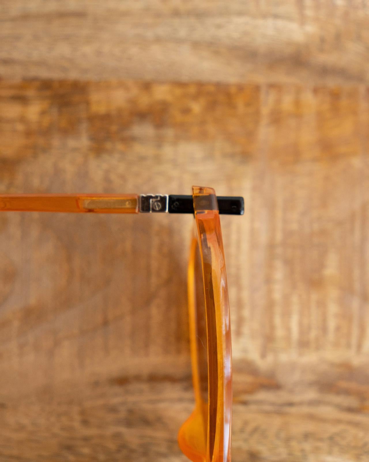 Retro 80s Style Aviator Sunglasses Orange Punk