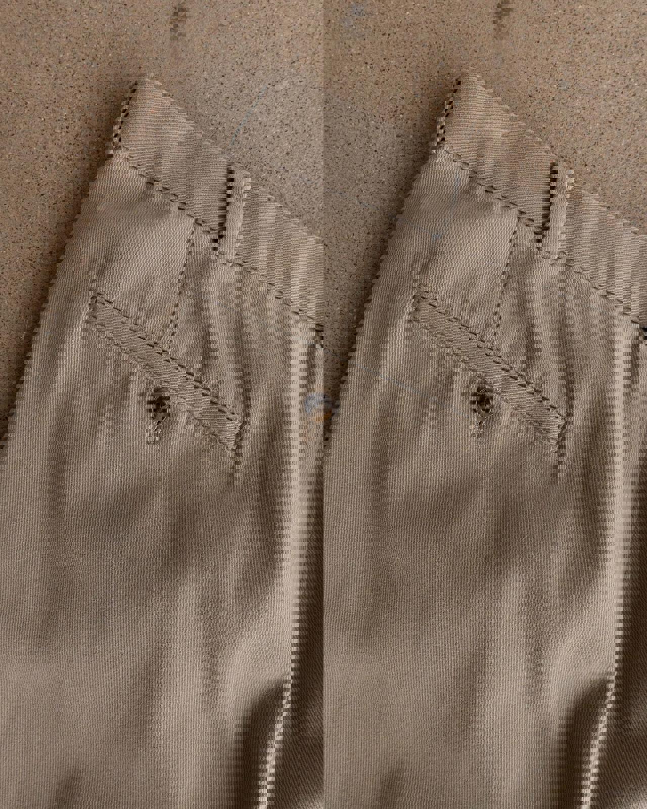Brooks Brothers 346 Pants Pleated & Cuffed Men's Size 34x28 Khaki Tan