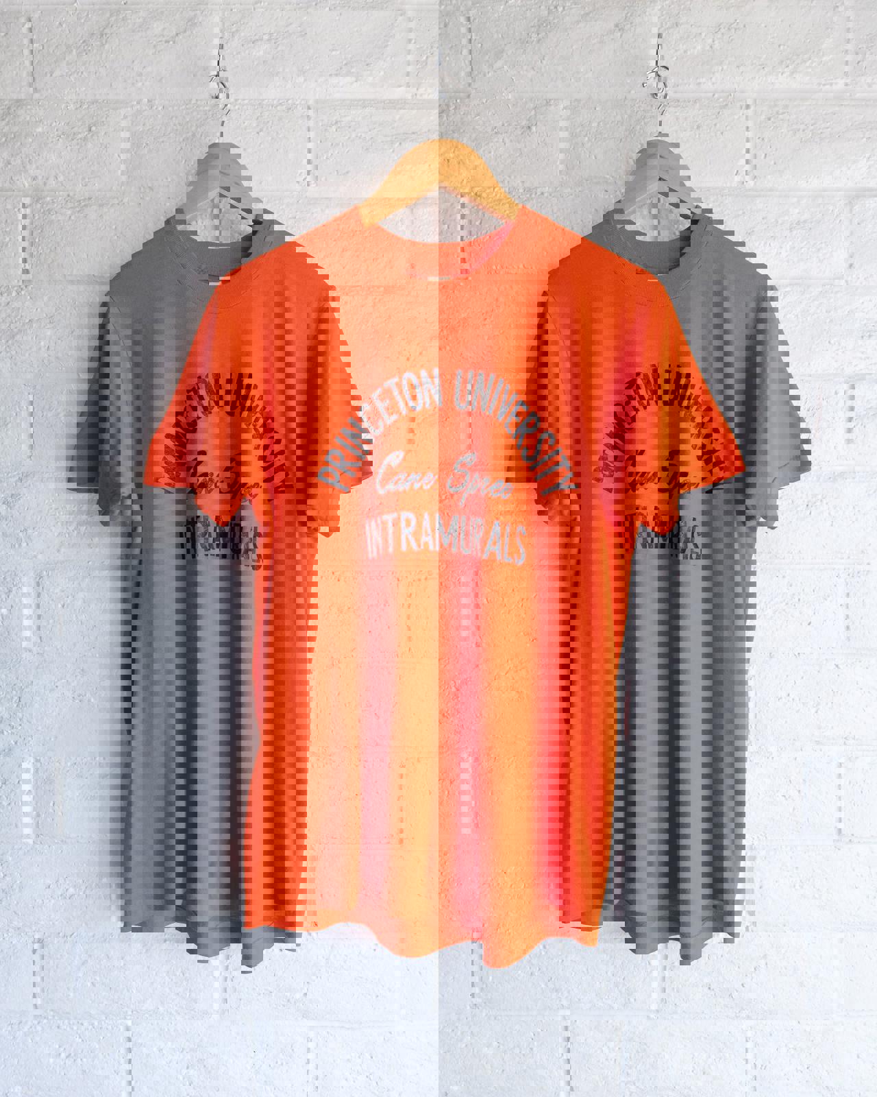Vintage 80s Princeton University T Shirt Cane Spree Intramurals Single Stitch Men's Size XL
