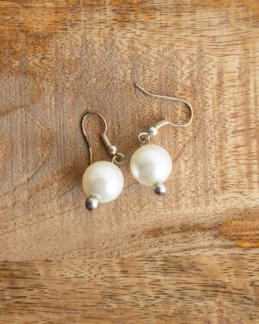 Vintage Pearl Dangle Earrings