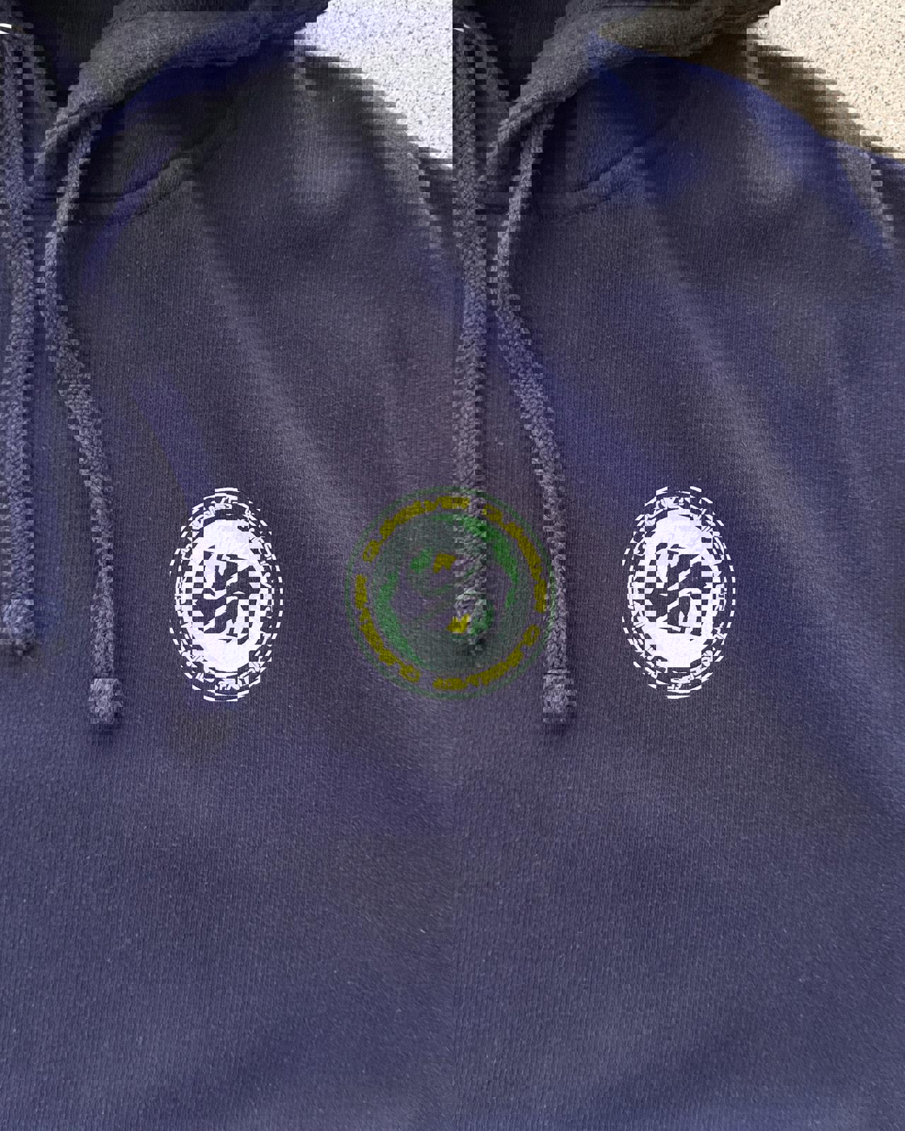 Vintage Quiksilver Hoodie Men's XL Y2K Surf Style Skater Grunge Sleeve Hit