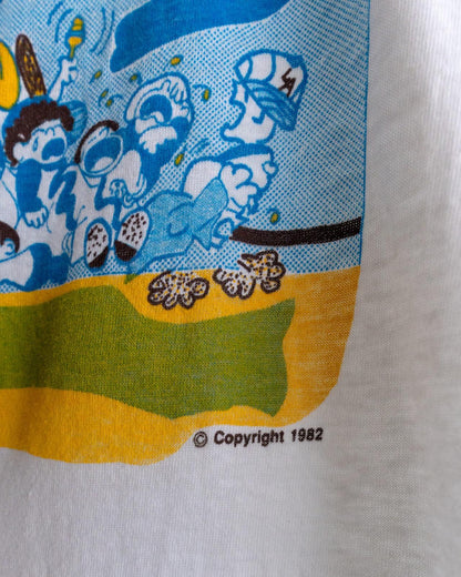 Vintage 80s Los Angeles Crybabies San Diego Padres Ringer T Shirt Men's Size L Made In USA