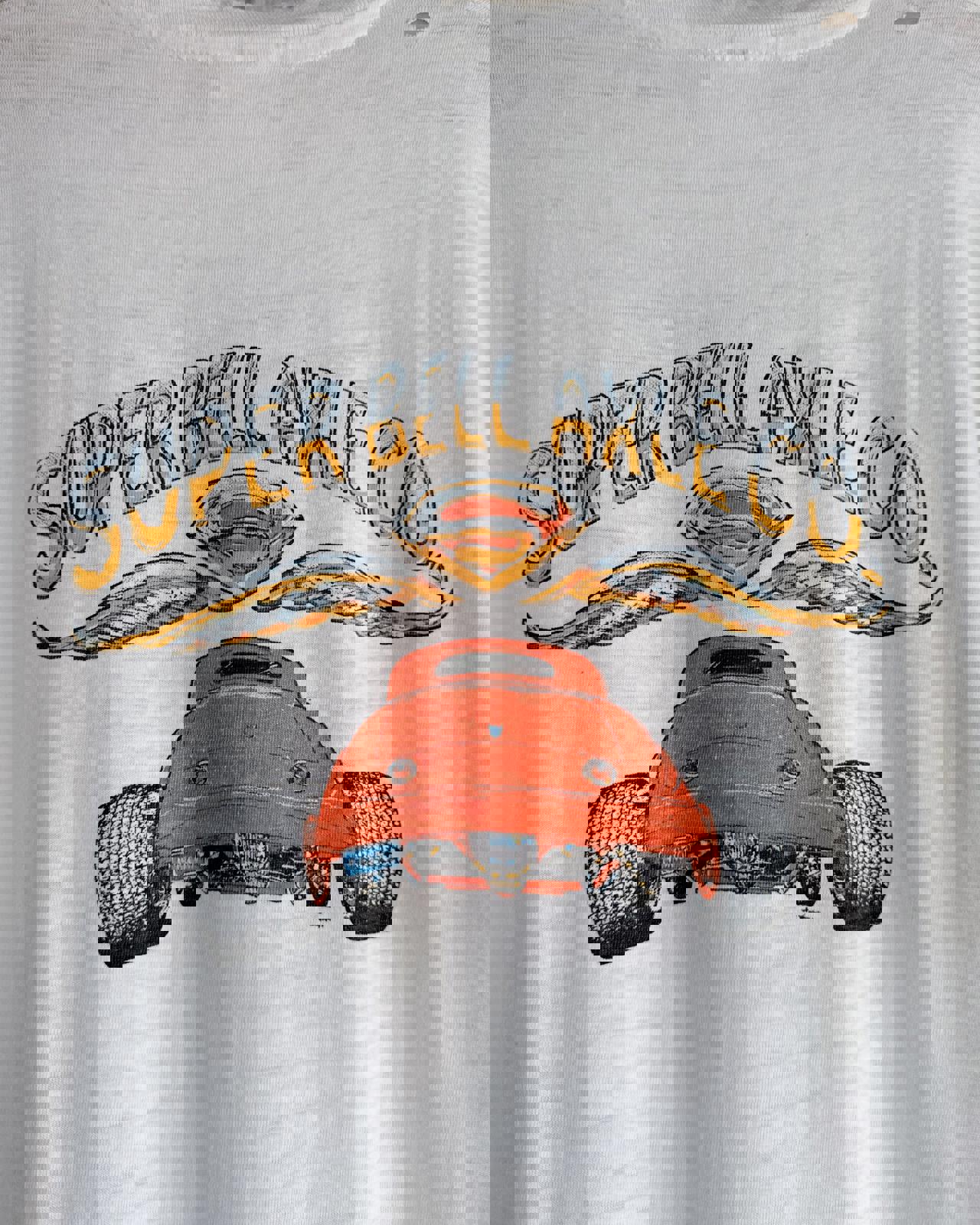 Vintage 80s Super Bell Axle Hot Rod T Shirt Single Stitch Distressed Men's L