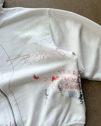 Los Angeles Apparel Yeezy Season 5 Scribble Hoodie ERD Henri Alexander Levy Sample Men's M