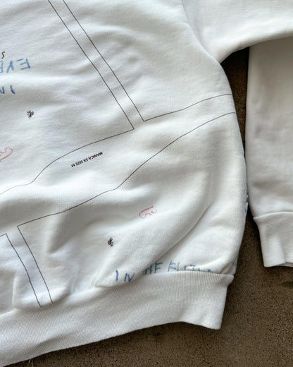 Los Angeles Apparel Yeezy Season 5 Scribble Hoodie ERD Henri Alexander Levy Sample Men's M