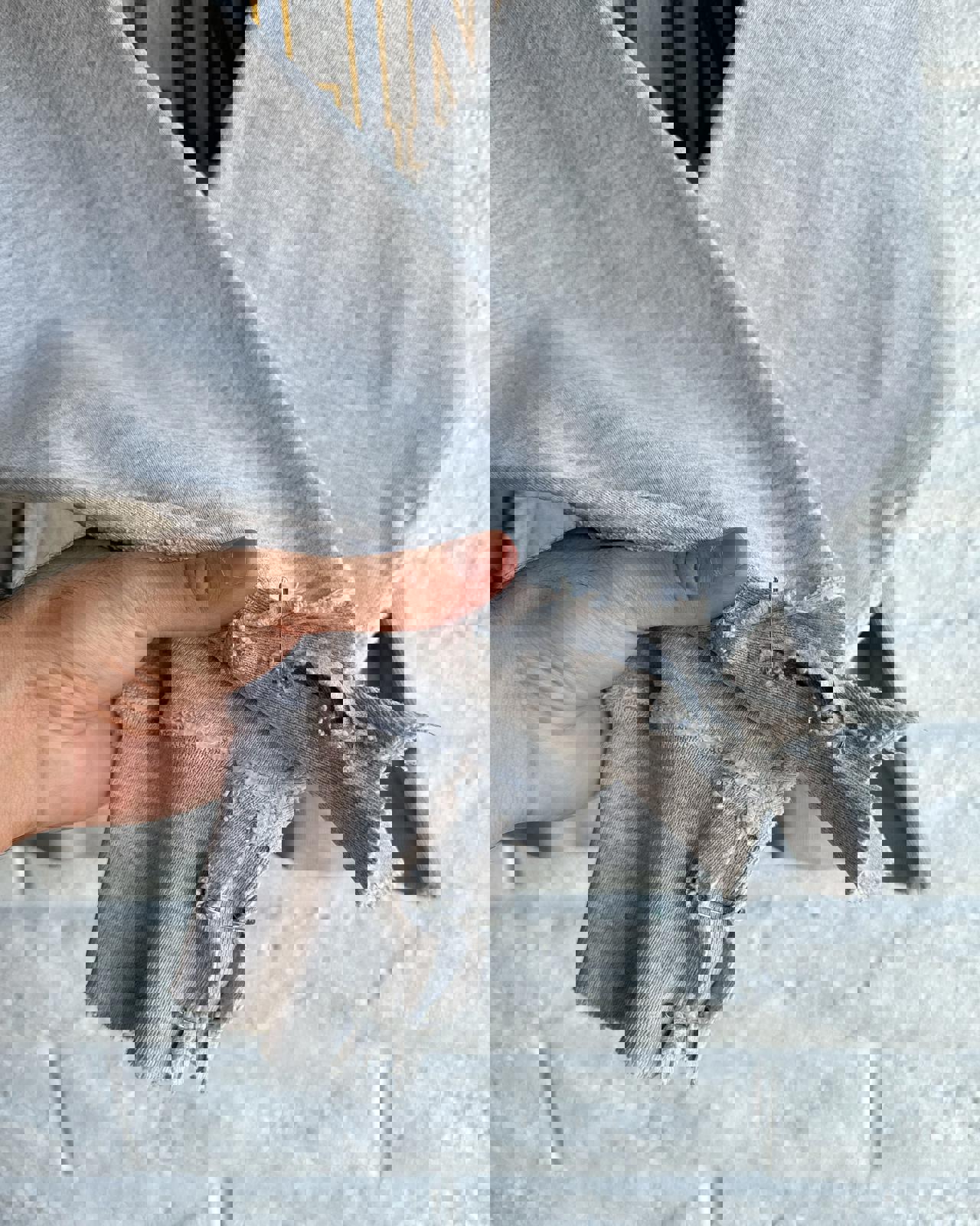 Thrashed Vintage 1970s Champion Reverse Weave Hoodie Trinity Pawling Men's M College Prep Boarding School Distressed