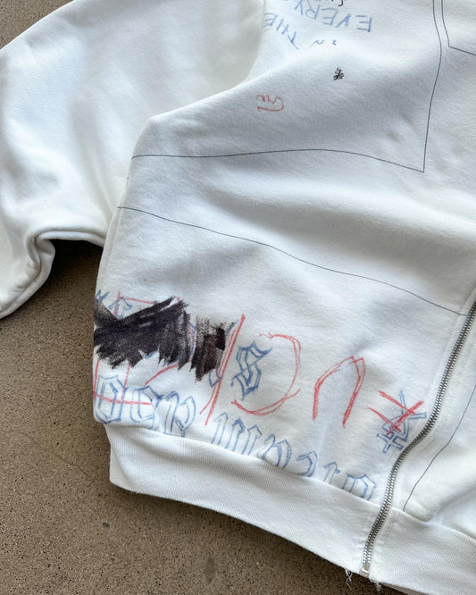 Los Angeles Apparel Yeezy Season 5 Scribble Hoodie ERD Henri Alexander Levy Sample Men's M