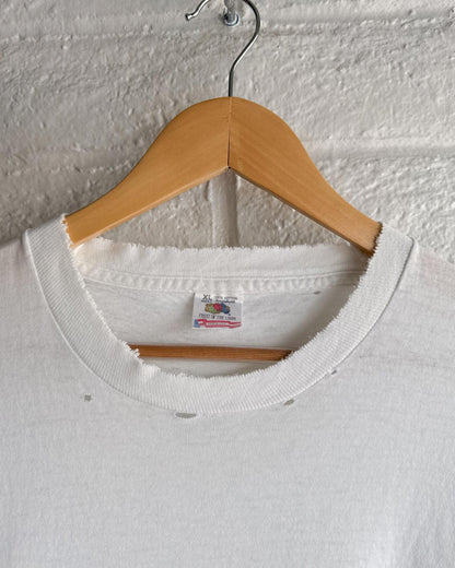 Vintage 90s Fuji Film T Shirt Single Stitch Distressed Threadbare Men's XL