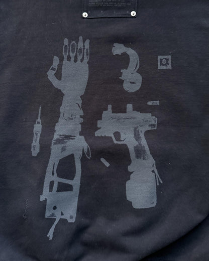 2144 Museum Dopamine MC4 Hoodie V2 Men's L Faded Distressed