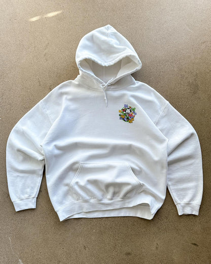 The Joker DC Comics Hoodie White Men's L Y2K Batman Superman Gotham Cartoon