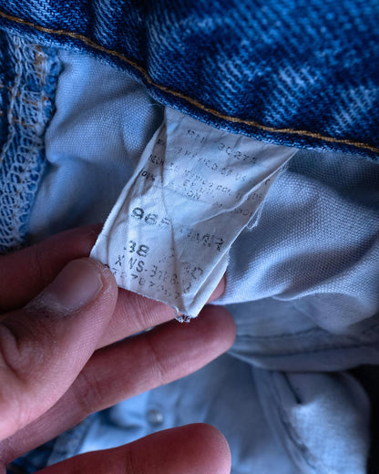 Vintage Wrangler Jeans Y2K Faded Distressed Baggy Men's Size 37x29