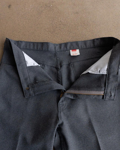 Vintage 70s Levi's 517 Flare Trouser Pants Gray Men's Size 38x28 Scovill Zipper Made In USA