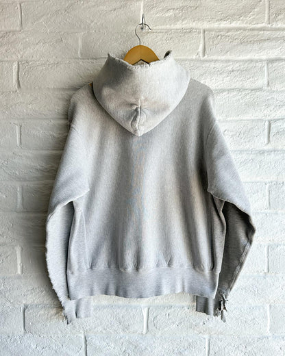 Thrashed Vintage 1970s Champion Reverse Weave Hoodie Trinity Pawling Men's M College Prep Boarding School Distressed