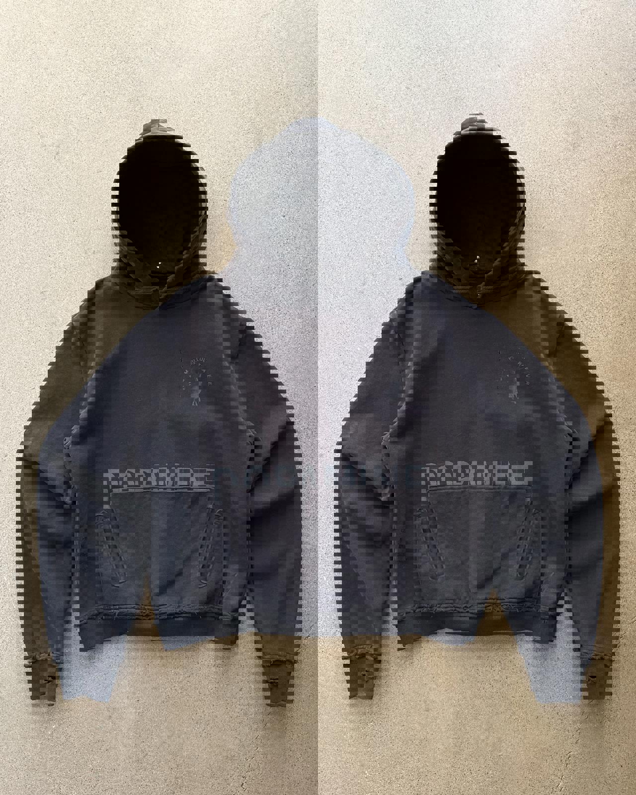 2144 Museum Dopamine MC4 Hoodie V2 Men's L Faded Distressed