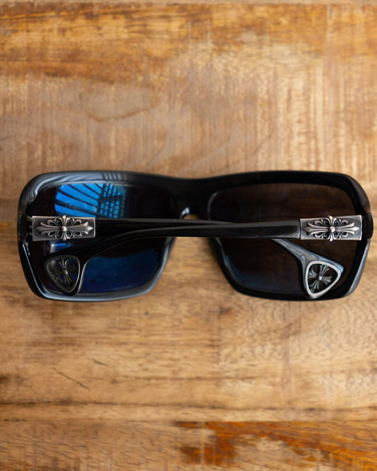 Chrome Hearts Thrust Sunglasses Black 925 Sterling Silver