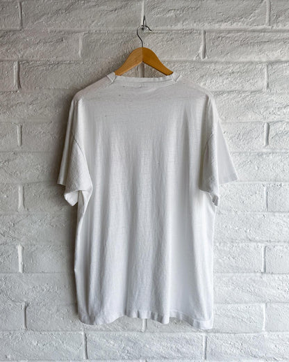 Vintage 90s Fuji Film T Shirt Single Stitch Distressed Threadbare Men's XL