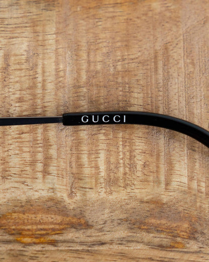 Gucci Aviator Sunglasses Silver Black Style GG0969S