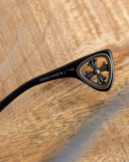 Chrome Hearts Thrust Sunglasses Black 925 Sterling Silver