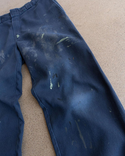 Vintage Dickies 874 Pants Paint Splatter Thrashed Size 33x30