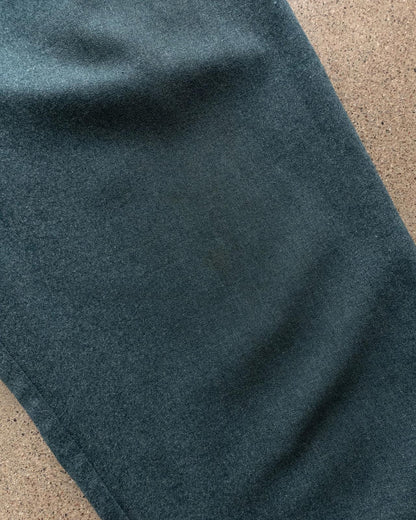Vintage 50s 60s Swiss Military Wool Trousers Pleated Men's 33x29