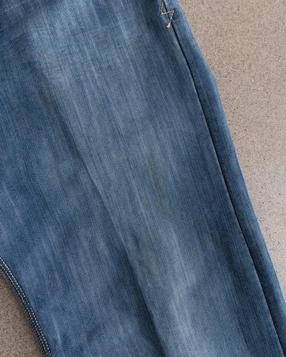 Vintage Levi's 514 Jeans Y2K Slim Straight Raw Wash Denim Men's Size 35x34