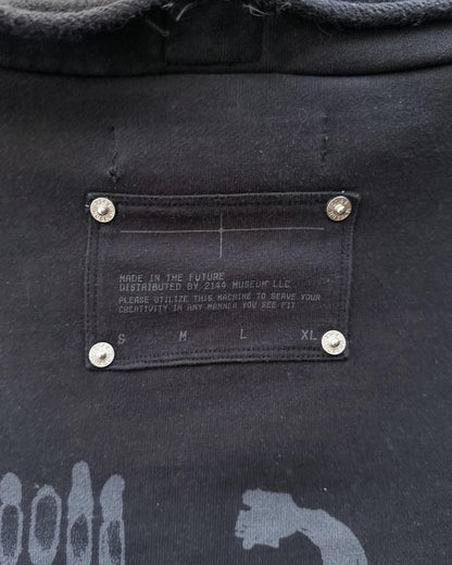 2144 Museum Dopamine MC4 Hoodie V2 Men's L Faded Distressed