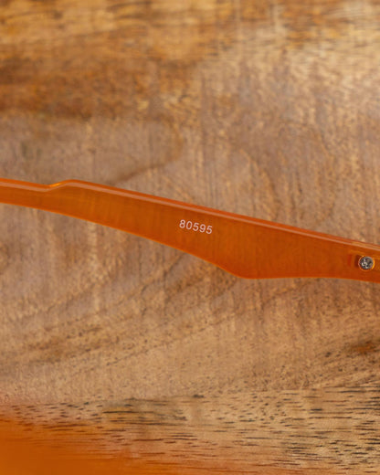 Retro 80s Style Aviator Sunglasses Orange Punk