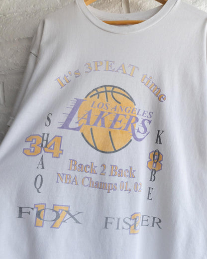 Vintage NBA Los Angeles Lakers 3 Peat Champions T Shirt Men's Size XL