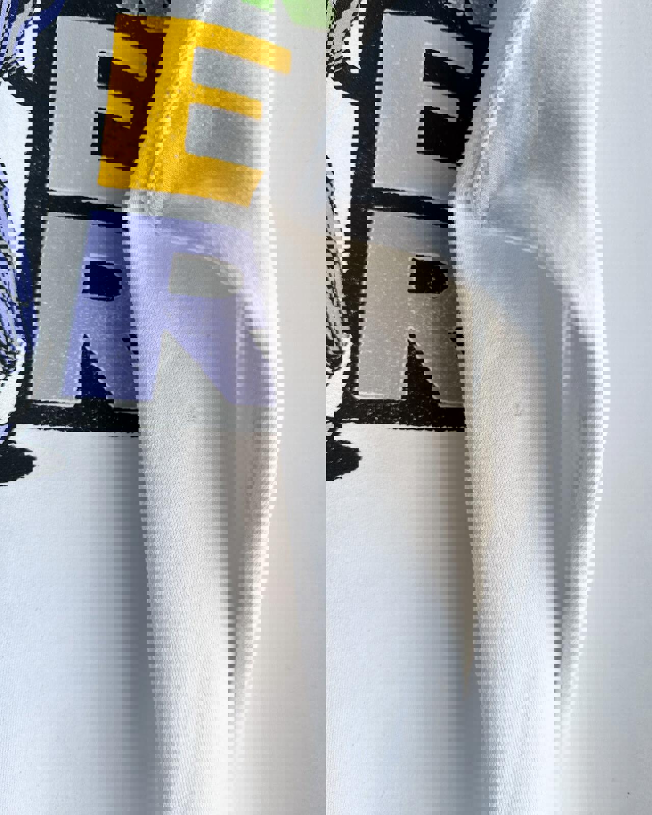 The Joker DC Comics Hoodie White Men's L Y2K Batman Superman Gotham Cartoon