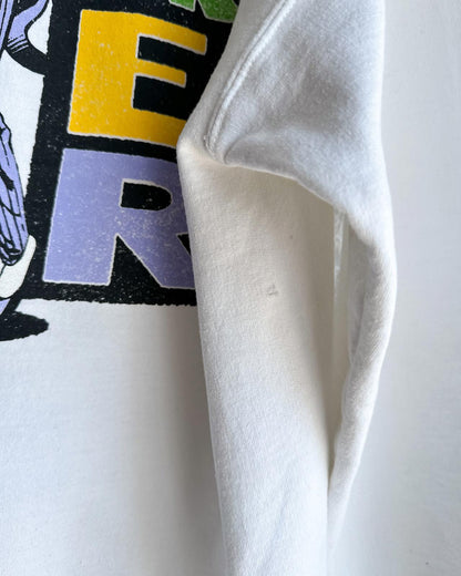 The Joker DC Comics Hoodie White Men's L Y2K Batman Superman Gotham Cartoon