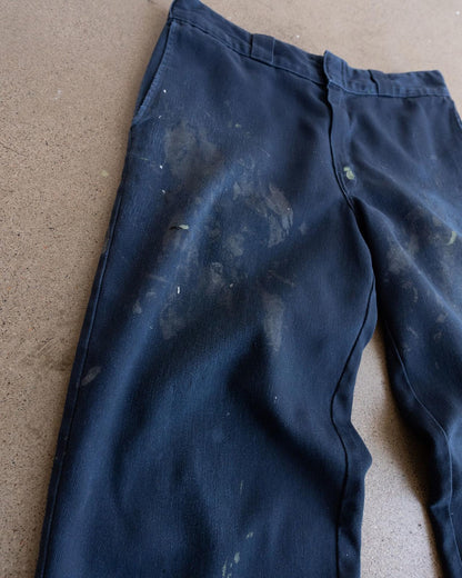 Vintage Dickies 874 Pants Paint Splatter Thrashed Size 33x30