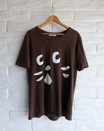 Ne-Net Cat Brown T Shirt Y2K Issey Miyake Men's Size L