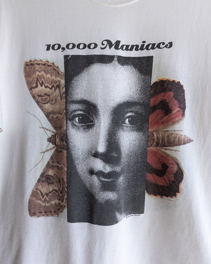 Vintage 90s 10,000 Maniacs Our Time In Eden Tour Single Stitch T Shirt Double-Sided Men's Size L Made in USA